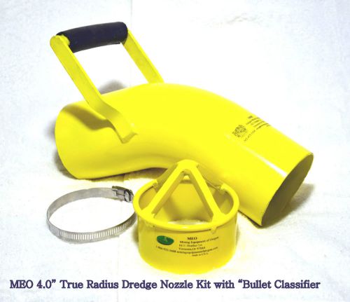 3&#034; true radius gold dredge nozzle bullet kit for sale