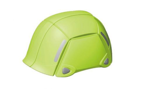 TOYO Safety Hard Hat for disaster prevention folding helmet No100 Yellow-green