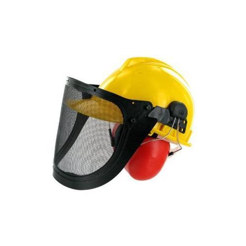 Silverline 140873 Forestry Helmet Hard Hat Tools Protection Safety Head Workwear