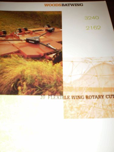 Woods batwing rotary cutters sales brochures, 5 items for sale
