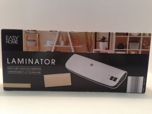 Laminator Hot/Cold Portable Starter Kit Up to Legal Size Black ~ New