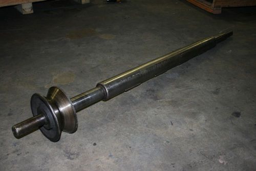 Used tidland 191923 air shaft lug style goss community rollshaft w/ pulley for sale