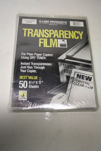 NEW C-Line Overhead Transparency Film 60727 (50 Sheets) Factory Sealed.
