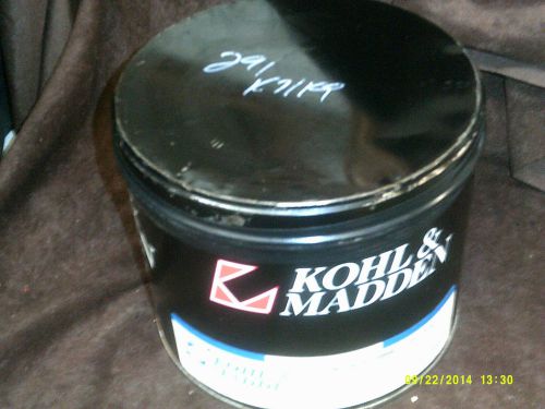 Kohl &amp; madden offset printing ink 5# can p-291 k7 off lsr k7 blue-not coatable for sale