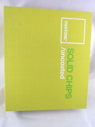 2006 Pantone Color Book Solid Uncoated Chips Used