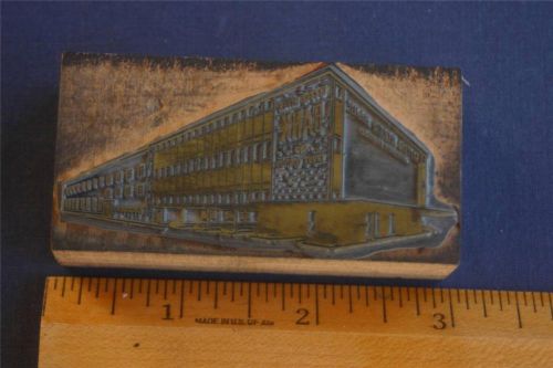 Letterpress Printing Block Little River Bank and Trust Company Building  (1)