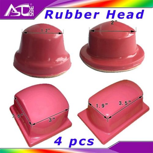 4 pcs Pad Printing Rubber Head Silicone Pad