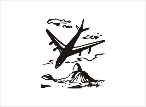 2X &#034;Fly in the Sky&#034; Funny Car Vinyl Sticker Decal Gift Removable  - 395