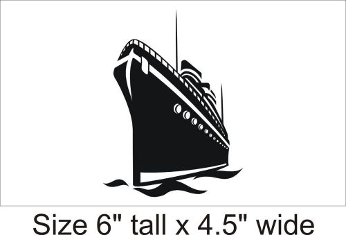 2X Cruise Ship on Water Car Vinyl Sticker Decal Truck Bumper Laptop Gift 795