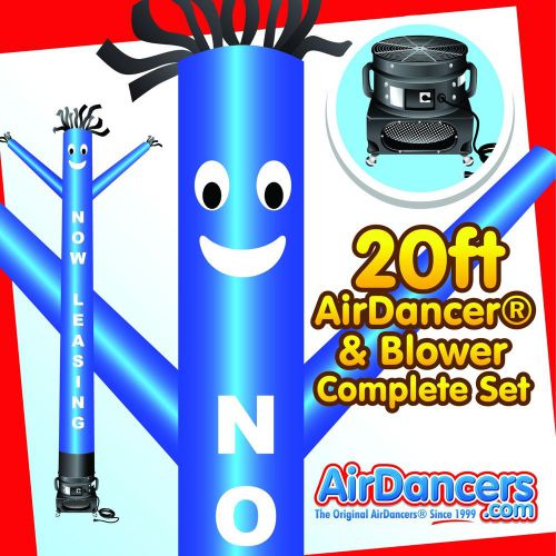 Blue now leasing airdancer® &amp; blower 20ft full air dancer set for sale