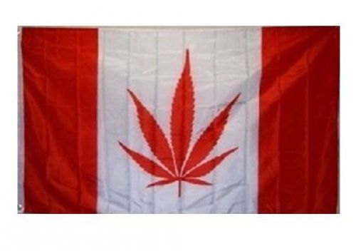 Canada Marijuana Flag 3&#039;x5&#039; Polyester - 002