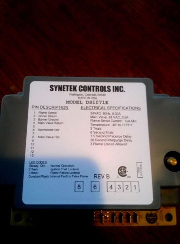 ADC Dryer Control box / Spark Box  Synetek DS3-A, DS1071E