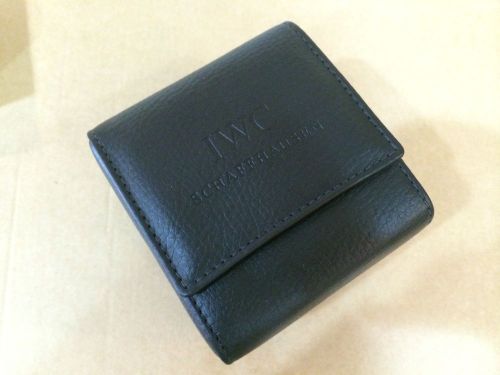 IWC Black Service Travel watch pouches mint in Condition ( CHRISTMAS GIFT )