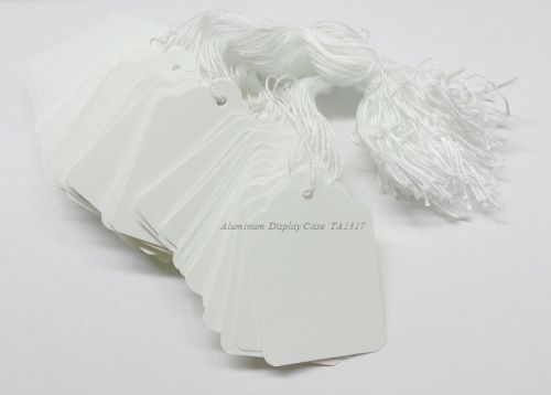 TA 1317 White Jewelry String Tags 1 7/16&#034; x 2 3/16&#034; (pkg of 100)