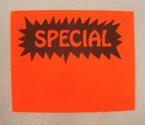 1,000 Self-Adhesive &#034;Special&#034; Labels 1.25&#034; x 1.0&#034; Stickers Retail Store Supplies