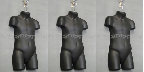 Children Mannequin Manequin Torso Dress Form Buy 1 Get 2 Free # PS-C245BK-3pc