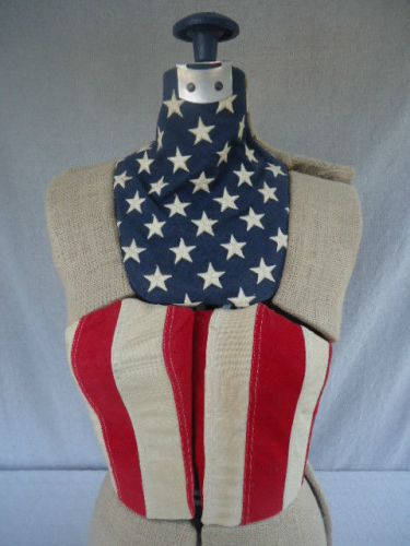 Industrial Vintage Dress Form American Flag