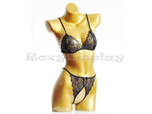 Fiberglass female mannequin manikin dress form display torso half body #bl2gold for sale