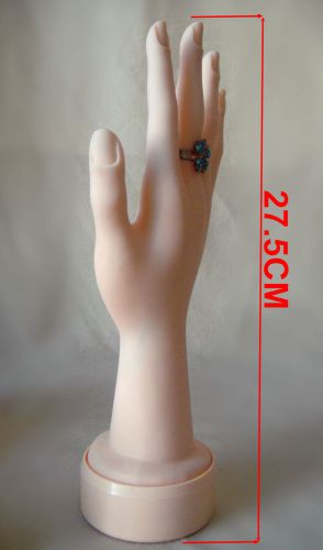 1 Mannequin Hand Arm Display Base Flexible Female Gloves Jewelry Model Left Hand