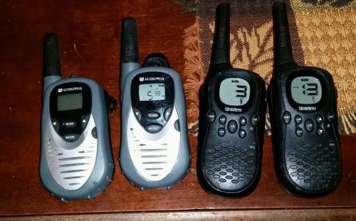 Lot of 4 working handheld scanners!  police fire all working cond ONLY $10each