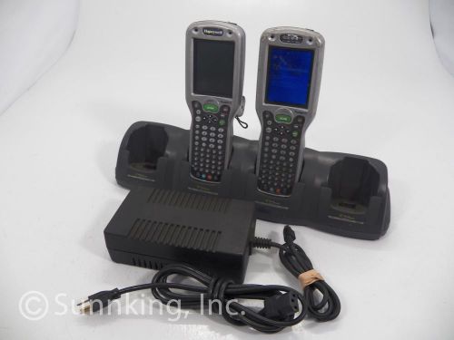 Two (2) HHP Honeywell Dolphin 9550 Barcode Scanners Pocket PC