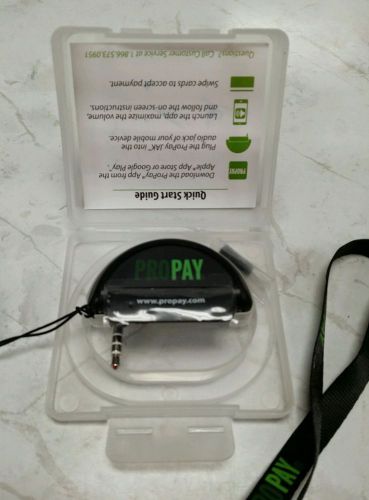 New &#034;ProPay Jax&#034; Credit Card Reader with strap for iPhone &amp; Android