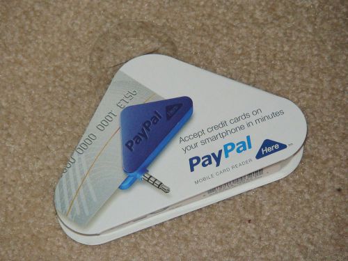 New Paypal mobile card reader for iPhone and Android devices