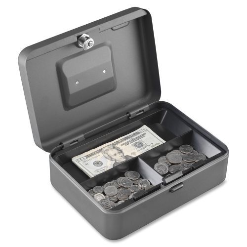 Mmf2216197g2 security box,3 comprtmt tray 9-7/8&#034;x7-1/8&#034;x3-9/16&#034;,gray for sale