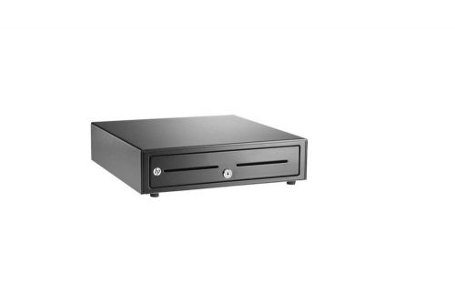 Hp usb standard duty cash drawer 16.2x16.3x4.3&#034; black e8e45aa#aba for sale