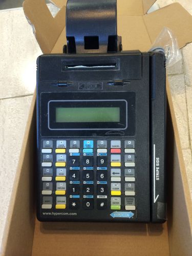 Hypercom T7P Credit Card Machine with power cord &amp; all paperwork