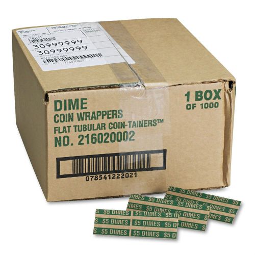 1000 (1 Thousand) Flat Paper Dimes Coin Wrappers