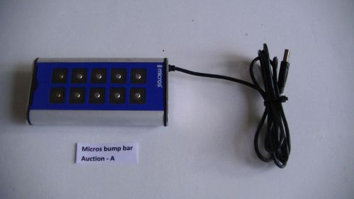 Micros 10 key KDS kitchen display Bump Bar Bumpbar MBB-10 (Auction #A)