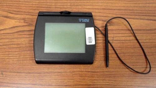 Topaz LCD USB Signature Pad T-LBK766SE-BHSB-R TESTED
