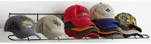 Rackems Baseball Cap Rack – Holds 5 Baseball Caps or 3 Cowboy Hats