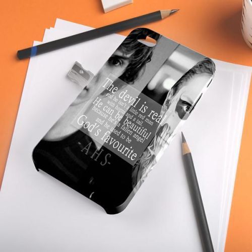 Evan Peters American Horror Story Collage Quote iPhone A108 Samsung Galaxy Case