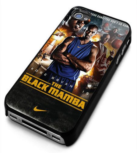 KOBE BRYANT IS THE BLACK MAMBA Logo iPhone 5c 5s 5 4 4s 6 6plus case