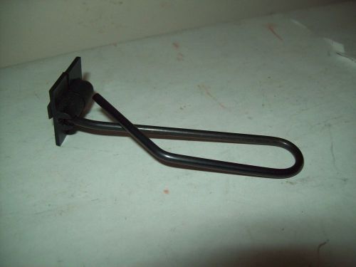 215 wholesale slat wall loop hooks pegs 3&#034; jewelry black metal plastic ends for sale