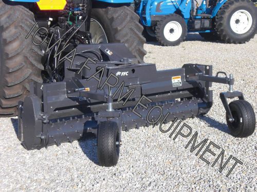 Ffc skidsteer power rake (harley rake), 90&#034; working width, hydraulic angle! for sale