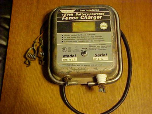 Hot*parmak* model mag.12 u.o.12 volt battery powered fence charger-30 mile range for sale