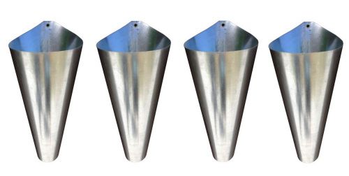 4 pack! large chicken duck poultry killing  restraining cone funnel for sale