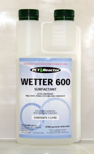 REACTOR WETTER 600 SURFACTANT 1 Litre (equiv. Agral Spray Adjuvant)