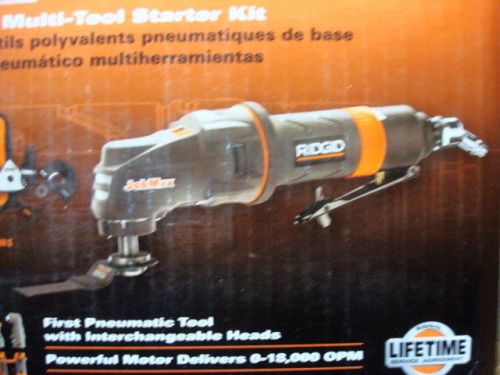 Nib ridgid pneumatic air jobmax multi-tool starter kit r9020pnk for sale