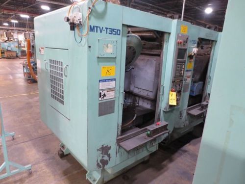 Miyano mtv-t350 year 2000 12station turret 4th axis drill and tap machine for sale