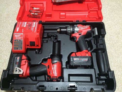 Milwaukee m18 fuel hammer drill and impact kit for sale