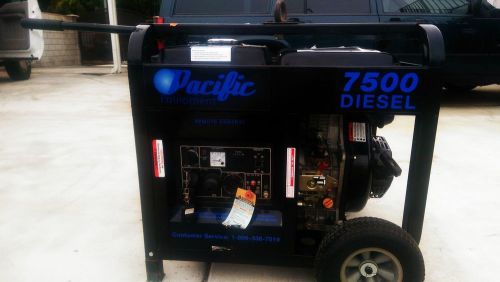 Pacific 7500 watt diesel generator for sale