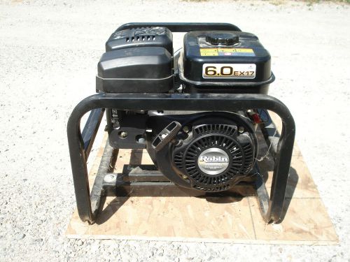 Robin subaru powered gillette generator, 4000 watts, hand crank, model pp40h for sale