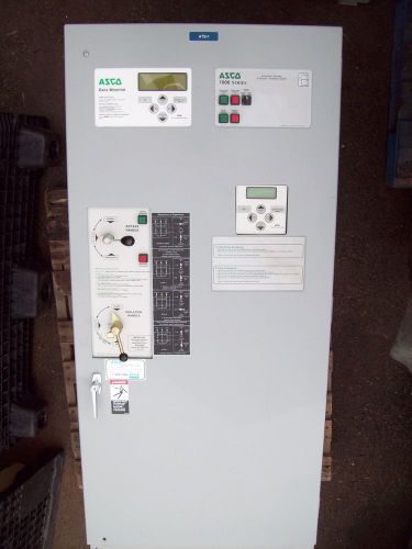 Asco 7000 series automatic transfer switch 400 amp   e7atbc3400n5xc for sale