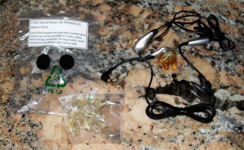 Verizon c120 headset handsfree wired model 100-36640000-00 extra earbuds for sale
