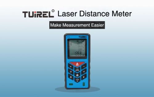 Tuirel 70m/229ft/2755in Laser Distance Meter Range Finder Measure Instrument T70