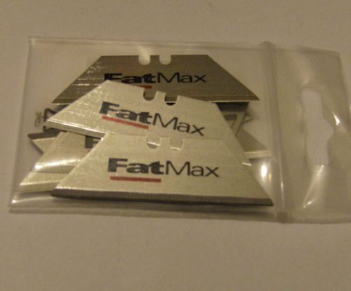 15 x fat max stanley knife blade, heavy duty / british made. for sale